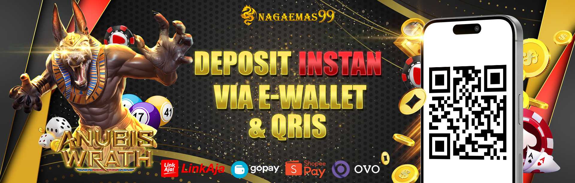 DEPOSIT INSTAN E-MONEY VIA QRIS