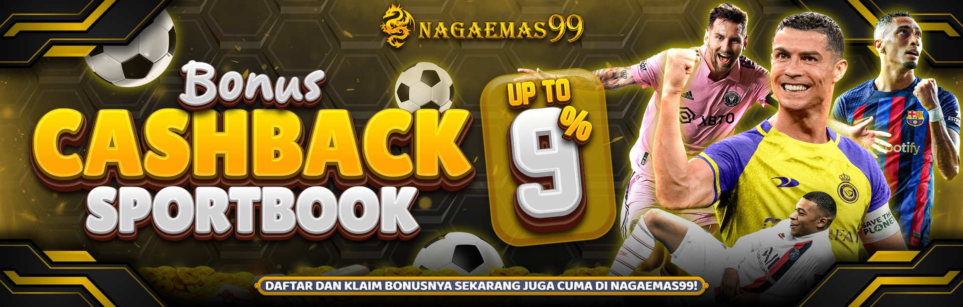 BONUS CASHBACK TERBESAR